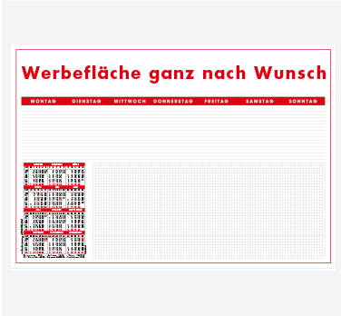 Schreibtischunterlagen