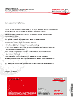 Briefbogen cif Muster mit text