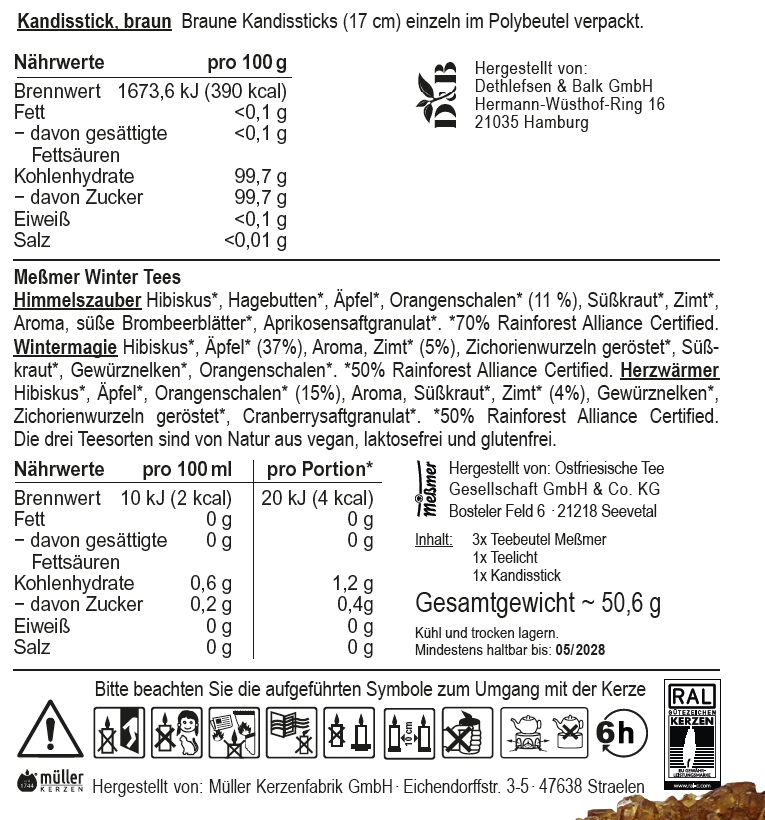 Zutatenliste